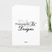 de Romantische Roze Rozen van het 50ste Jubileum Kaart (Achterkant)