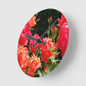 De romantische Rozen van het Koraal Ronde Klok (Hoek)