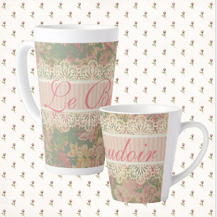 De romantische slaapkamer Le Boudoir Romantique Latte Mok