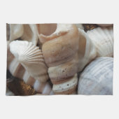 De romantische Tropische Exotische Shells van het Theedoek (Horizontaal)