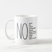 De Romeinen 8:38-39 NIETS KUNNEN Christelijk AFZON Koffiemok (Links)