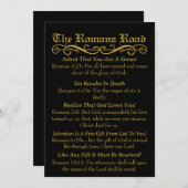 De Romeinen op de weg Sinner's Prayer Kaart (Voorkant / Achterkant)