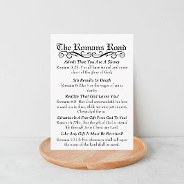 De Romeinen op de weg Sinner's Prayer Kaart