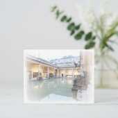 De Romeinse baden, Bath Briefkaart (Staand voorkant)