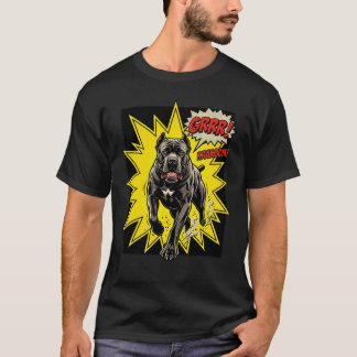De Romeinse Lijfwacht: Levendig Cane Corso Pop Art T-shirt