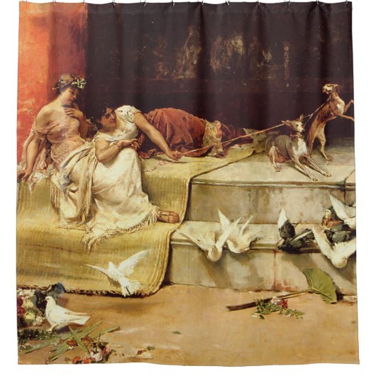 De Romeinse Maidens van Juan Luna. Douchegordijn (Voorkant)