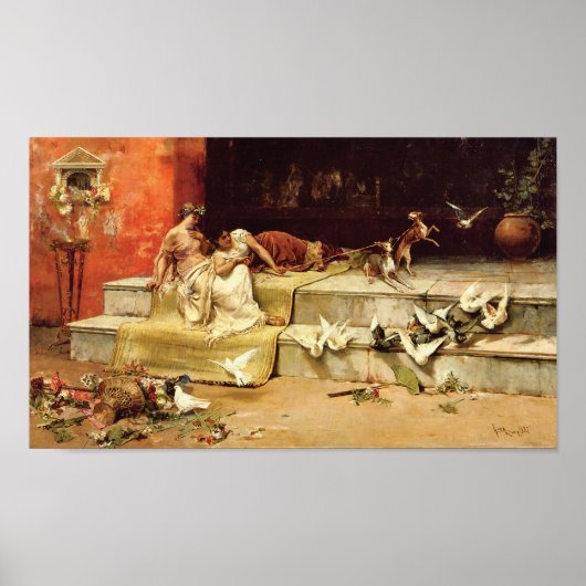 De Romeinse Maidens van Juan Luna. Poster (Voorkant)