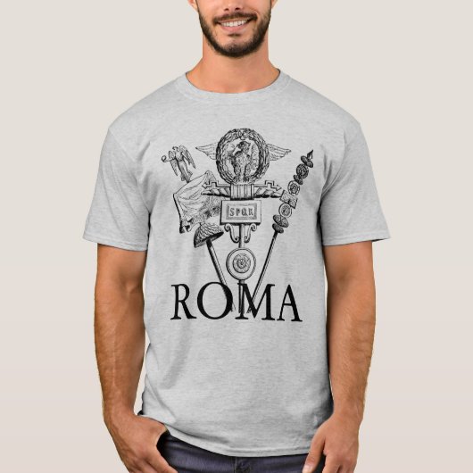 De Romeinse Normen (2 Sided.) T-shirt (Voorkant)