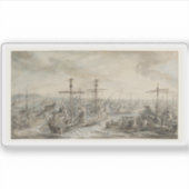 De Romeinse vloot overwon de Carthagers Sticker (Voorkant)