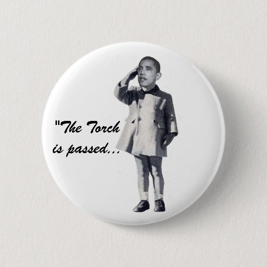 "De romp is voorbij..." Ronde Button 5,7 Cm (Voorkant)