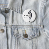 "De romp is voorbij..." Ronde Button 5,7 Cm (In situ)