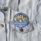 De romp is voorbij ronde button 7,6 cm (In situ)