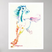 De Romping Horse Print en Poster (Voorkant)