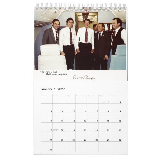 De Ron Paul Calendar Kalender (Jan 2027)
