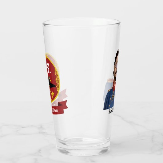 De Ron Swanson Beer Glass Glas (Rechts)