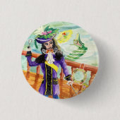 De 🏴 ☠️ ronde button 3,2 cm (Voorkant)