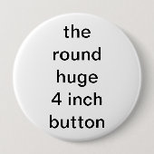 de ronde enorme 4 inch button 4,0 cm (Voorkant)