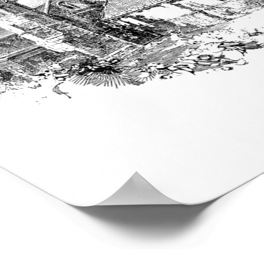 De ronde kerk poster (Hoek)