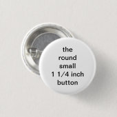 De ronde kleine 1 1/4 inch knop ronde button 3,2 cm (Voorkant /achterkant)
