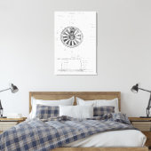 De Ronde Tafel van Koning Arthur Canvas Afdruk (Insitu (Slaapkamer))