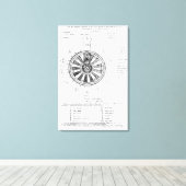 De Ronde Tafel van Koning Arthur Canvas Afdruk (Insitu (Houten vloer))