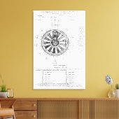 De Ronde Tafel van Koning Arthur Canvas Afdruk (Insitu (Woonkamer))