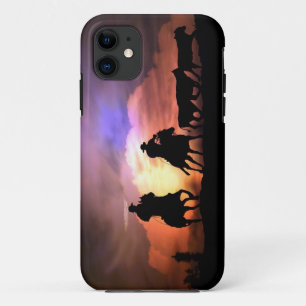 De ronde van de cowboy op veeaandrijving Case-Mate iPhone case