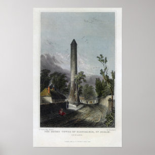 De rondetoren van Clondalkin Poster