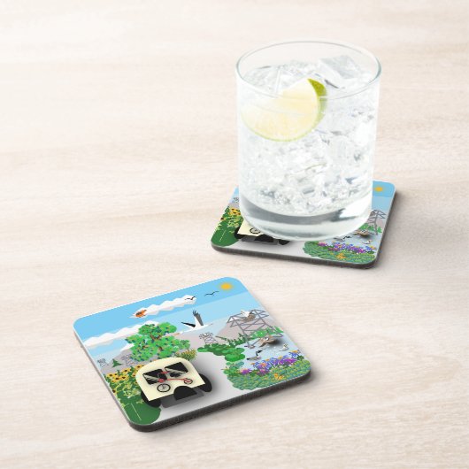 De rondleiding bier onderzetter (Rechterzijde)