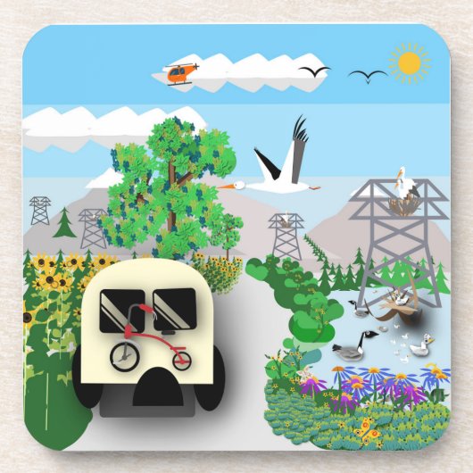 De rondleiding bier onderzetter (Voorkant)