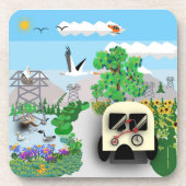 De rondleiding bier onderzetter (Voorkant)