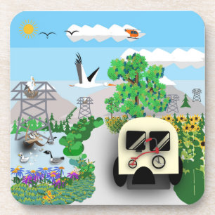 De rondleiding bier onderzetter