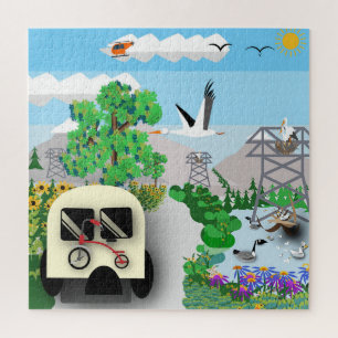 De rondleiding legpuzzel
