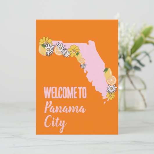 De rondleiding van Florida Beach Bachelorette Part Kaart (Staand voorkant)