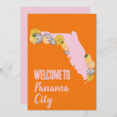 De rondleiding van Florida Beach Bachelorette Part Kaart (Voorkant / Achterkant)