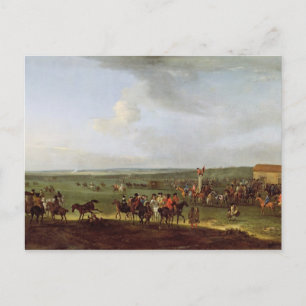 De rondreis bij Newmarket, die voor K voorbereidin Briefkaart