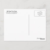 De rood-Eyed Kikkers van de Boom danken u! Briefkaart (Achterkant)