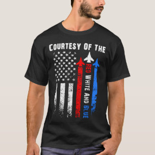 De Rood Wit En Blauw 4 Juli Patriottisch T-shirt