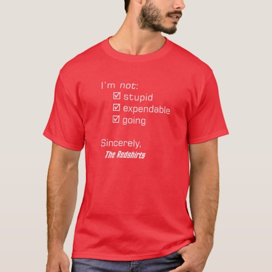 De roodhemproclamatie t-shirt (Voorkant)