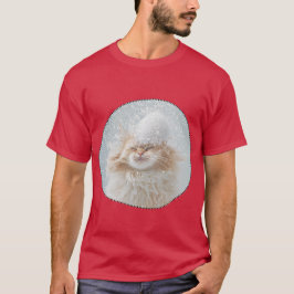 De roodkat heeft een zeer ontspannen uitstraling e t-shirt