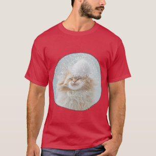 De roodkat heeft een zeer ontspannen uitstraling e t-shirt