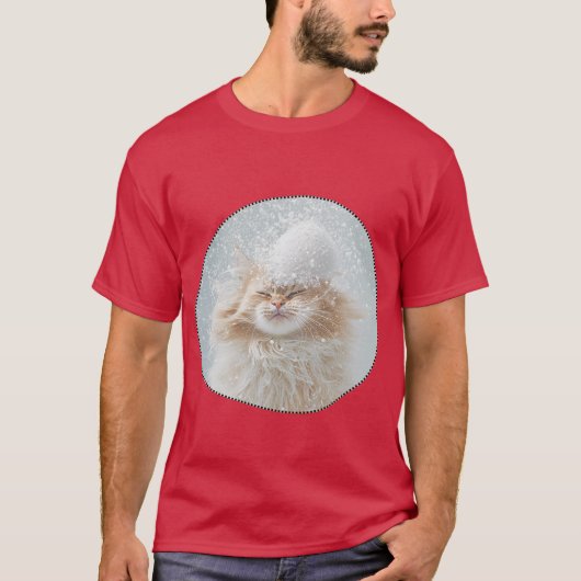 De roodkat heeft een zeer ontspannen uitstraling e t-shirt (Voorkant)