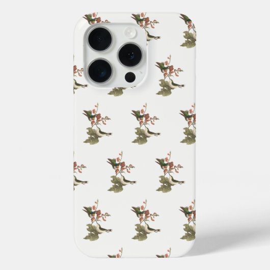 De roodkeelachtige of robijnrode kolibrie Case-Mate iPhone case (Achterkant)