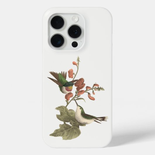 De roodkeelachtige of robijnrode kolibrie Case-Mate iPhone case (Achterkant)