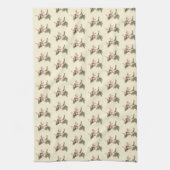 De roodkeelachtige of robijnrode kolibrie theedoek (Verticaal)