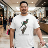 De roodkeelparkiet  t-shirt