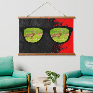 De rooftijger van de Gazelle Hangend Wandkleed