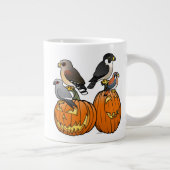 De Roofvogels van Birdorable op Pompoenen Grote Koffiekop (Rechts)