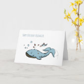 De roofzuiger van Birthday Greeting Kaart (Gele Bloem)