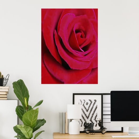 DE ROOIE ROOS POSTER (Thuiskantoor)